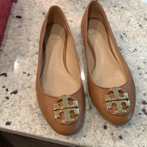 Tory Burch tan flats!